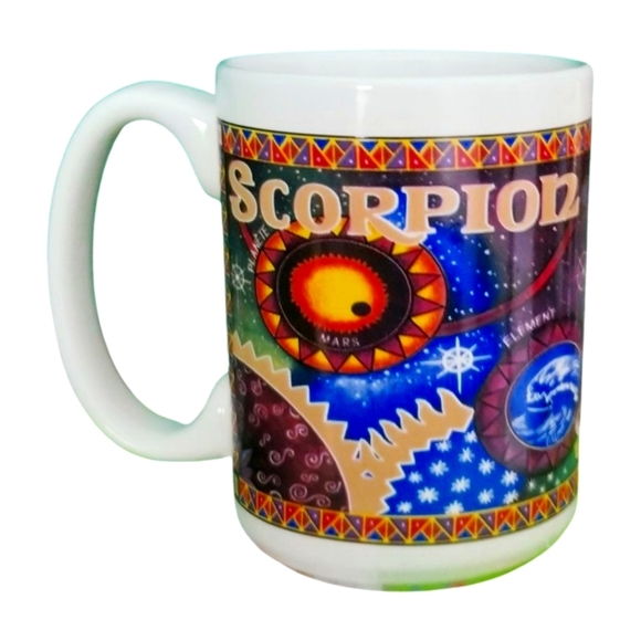 🦂 90s Scorpio astrological mug - Picture 1 of 4